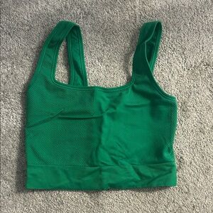All in Motion Green and Orange Sports Bra bundle